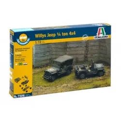 Italeri: Set mit 2 Modellen Willys Jeep 1/4 Tonne 4 - 1:72