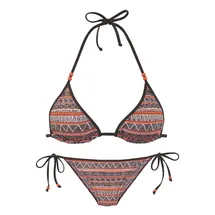 Buffalo Triangel-Bikini Damen braun bedruckt Gr.38 Cup A/B