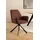 VCM 2er Set Actona Stuhl Glenda Stoff Orange Terrakotta