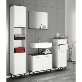 VCM Landos 60 x 56 x 28 cm weiß/anthrazit