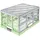 KEEEPER Profi-Klappbox ben 54 x 37 x 28 cm 2-tlg. grün