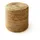 benuta pure Pouf Jute 40 x 40 x 40 cm Bronze