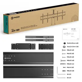 ONKRON ADV1881-B Zubehör für mobile Halterung, Schwarz