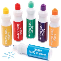 Regenbogenfarben Jumbo-Farbmarker  (pro Set 6) Farben