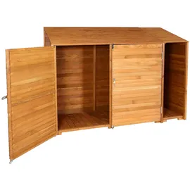 MCW Geräteschuppen Holz 250x180x93 cm braun