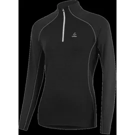 Löffler W Midlayer Fine Stripe Transtex Damen Shirt schwarz- Gr. 40