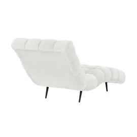 Switch Relaxliege Delphi Flachgewebe 80 x 91 x 166 cm Weiß
