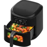 aoucheni Heißluftfritteuse XXL Air Fryer 9L schwarz