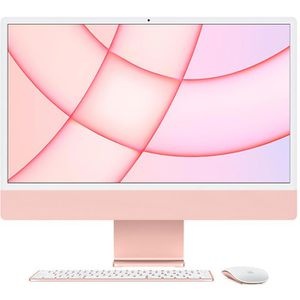 Apple All-in-One-PC iMac 24 M1 (2021) MJVA3D/A, 24 Zoll, Apple M1 3,2 GHz 8-Kern, mit WLAN, rosé
