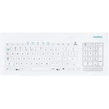 Gett Cleankeys CK5 Tastatur USB DE (TKR-098-TOUCH-KGEH-VESA-WHITE-USB-DE)