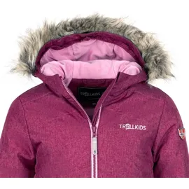 TROLLKIDS Girls Lifjell Jacket 92, Plum - 92