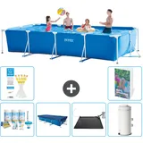 Rechteckiger Frame Pool - 450x220x84 Cm - 7-teilig  S132