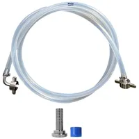 BieTal Bierschlauch 1m Bierleitung BieTal® 7mm TDS® Edelstahl Tüllen