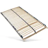 Lattenrost 120x200, 28 Latten, 7 Zonen Lattenrost mit stabilem Buchenholzrahmen, belastbar bis 150kg, Hergestellt in Deutschland, Selbstmontage