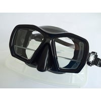 Polaris Plus Tauchmaske mit Lesegläsern +1,75 Korrektur Dioptrien Taucherbrille (Transparent/Blau)