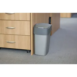 Curver Flip Bin 10 l silber/graphit