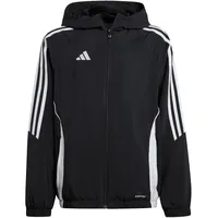 adidas Regenjacke Tiro 24 Schwarz/Weiß 140