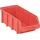 Hünersdorff Sichtlagerkasten L216/183xB102xH74mm PP rot