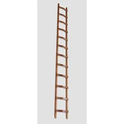 Dachdeckerleiter aus Holz 16 Sprossen