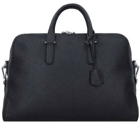 Boss Madison Weekender Reisetasche Leder 45 cm  schwarz