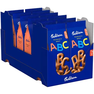 Bahlsen ABC Russisch Brot - 12er Pack - Knusprige Plätzchen in Buchstabenform (12 x 100g)
