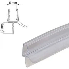 Schulte Wasserabweisprofil gebogen 6 mm Glas für Rundduschen