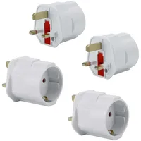 Intirilife Adapter Weiß 4 St.