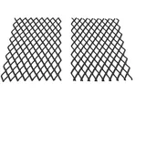 2 Stück Kaminrost Glutblech 19,1 x 30,6 cm Metall Feuerrost Ersatzteile für Innen- und Außenbereich Kamine Holzofen Wärmeverteilung