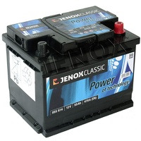 Jenox Autobatterie 12V 55 Ah 470A/EN +Pol rechts Starterbatterie