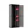 KIS Garderobenschrank Jolly Utility dunkelgrau/schwarz