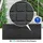 BigDean Stufenmatte 65 x 25 cm Schwarz