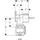 Geberit Anschlusswinkel FlowFit d= 16mmxRp 1/2x36mm, 90Grad