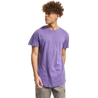 URBAN CLASSICS Herren Shaped Long Tee T-Shirt, Purple (Ultraviolet),