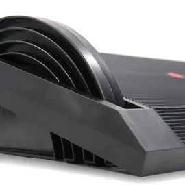 HJH Office Fußablage PODI I Kunststoff schwarz