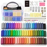 luxuskollektion Polymer Clay Weich-Ton-Set 60 Farben 1,65 kg