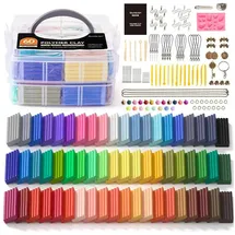 luxuskollektion Polymer Clay Weich-Ton-Set 60 Farben 1,65 kg