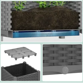 Relaxdays 80 x 38 x 40 cm Grau