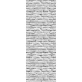 Queence Vinyltapete Ruth 90x300 cm 90 g weiß 34193