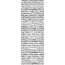 Queence Vinyltapete Ruth 90x300 cm 90 g weiß 34193