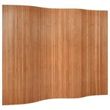 vidaXL Paravent Braun 165x250 cm Bambus