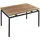 [en.casa] Hemnes 120 x 75 x 70 cm Eiche-Optik braun
