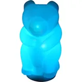Xenon LED Leuchte Panda Bär 12 Volt blau Höhe: 31cm .#3951