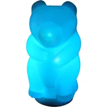 Xenon LED Leuchte Panda Bär 12 Volt blau Höhe: 31cm .#3951