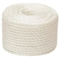 VidaXL Arbeitsseil Weiß 24 mm 50 m Polypropylen