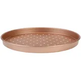 Gräwe Pizzablech antihaftbeschichtet, gelocht in gold Ø Gr.: 30