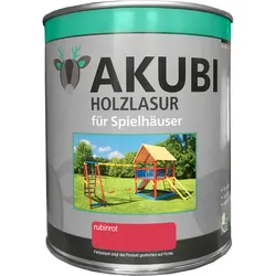 Akubi Farbsystem Set 750 ml-Rubinrot