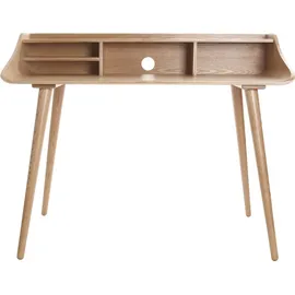 miliboo Schreibtisch Eschenholz beige
