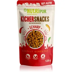 Nutripur Kichererbsen doppelt geröstet scharf Hülsenfrüchte 120 g