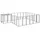 vidaXL Hundezwinger 4,4 m x 3,3 m x 1,1 m Stahl Schwarz