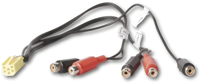 Preisvergleich Produktbild 6 pol. Mini ISO-Stecker auf 5-Cinch Buchsen